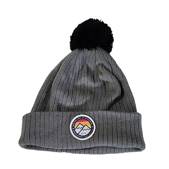 Space Craft Collection For The Love Of Mountains Grey Knit Hat, Beanie - Picture 1 of 7